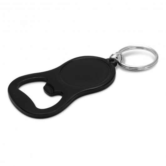 Chevron Bottle Opener Keyrings black